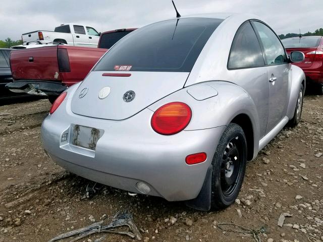 3VWCK21C93M418440 - 2003 VOLKSWAGEN NEW BEETLE ვერცხლისფერი ფოტო 4