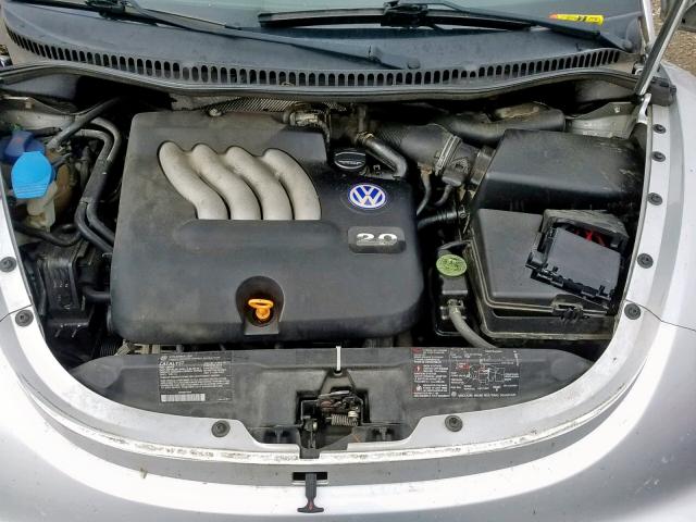 3VWCK21C93M418440 - 2003 VOLKSWAGEN NEW BEETLE ვერცხლისფერი ფოტო 7