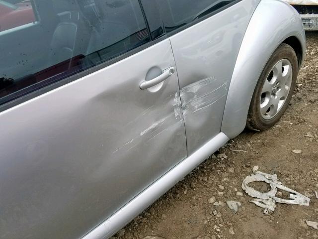 3VWCK21C93M418440 - 2003 VOLKSWAGEN NEW BEETLE ვერცხლისფერი ფოტო 9