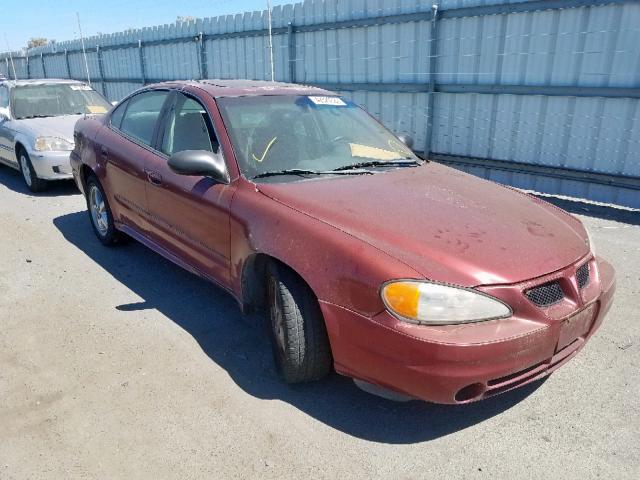 1G2NF52F03C227540 - 2003 PONTIAC GRAND AM S RED photo 1