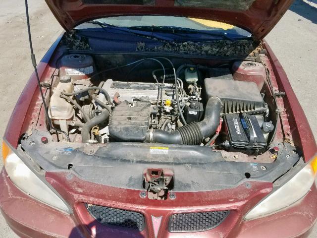 1G2NF52F03C227540 - 2003 PONTIAC GRAND AM S RED photo 7