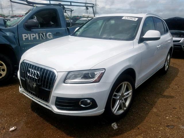 WA1CMAFP6EA060338 - 2014 AUDI Q5 TDI WHITE photo 2