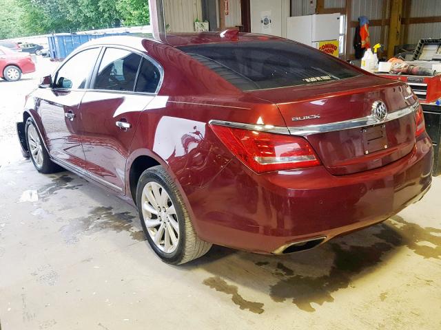 1G4GB5G32GF101548 - 2016 BUICK LACROSSE RED photo 3