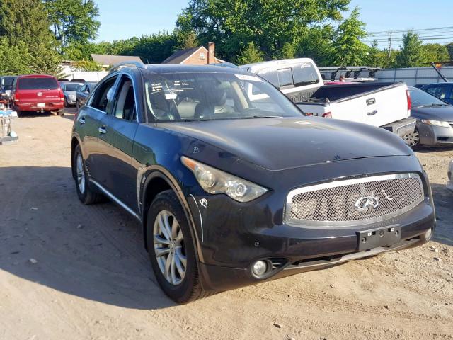 JN8AS1MW5AM851910 - 2010 INFINITI FX35 BLACK photo 1