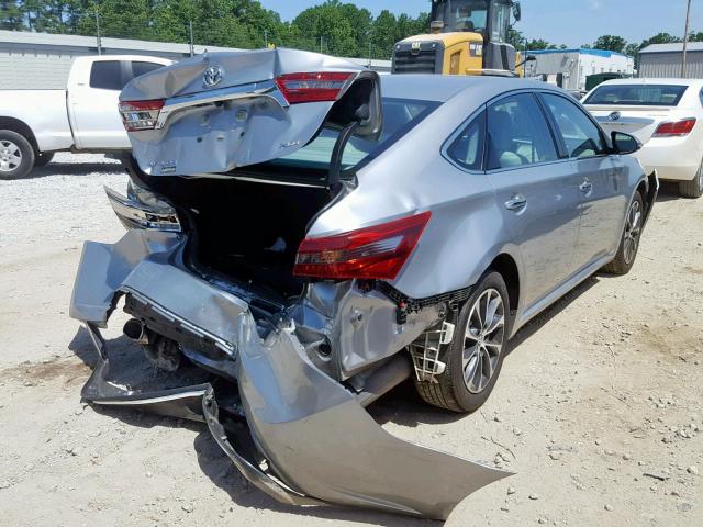 4T1BK1EB3GU211338 - 2016 TOYOTA AVALON XLE SILVER photo 4