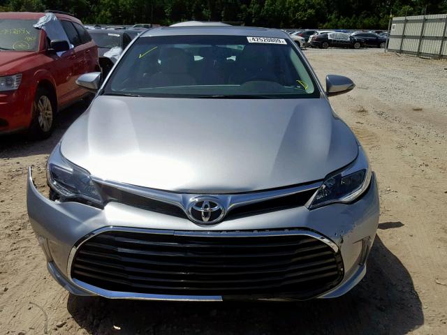 4T1BK1EB3GU211338 - 2016 TOYOTA AVALON XLE SILVER photo 9