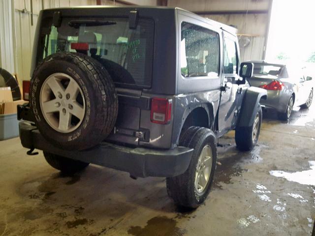 1C4AJWAG9EL233039 - 2014 JEEP WRANGLER S გრაფიტი ფოტო 4