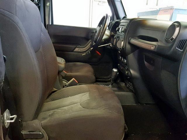 1C4AJWAG9EL233039 - 2014 JEEP WRANGLER S გრაფიტი ფოტო 5