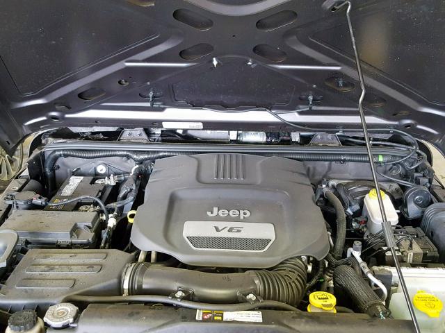 1C4AJWAG9EL233039 - 2014 JEEP WRANGLER S გრაფიტი ფოტო 7