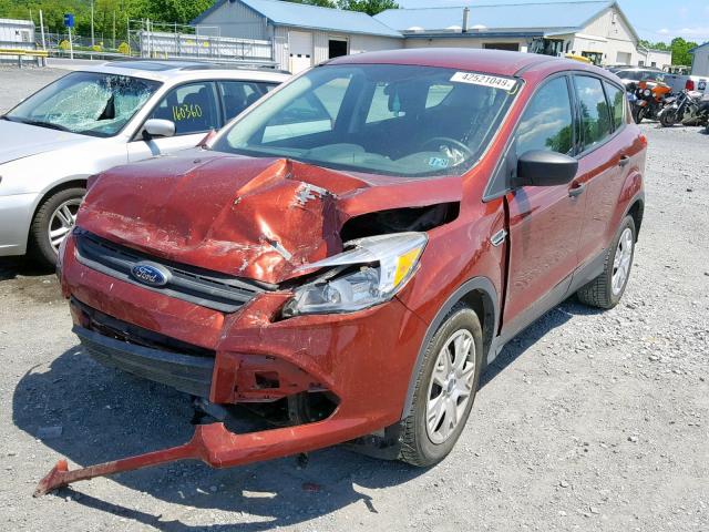 1FMCU0F70GUA02836 - 2016 FORD ESCAPE S BURGUNDY photo 2