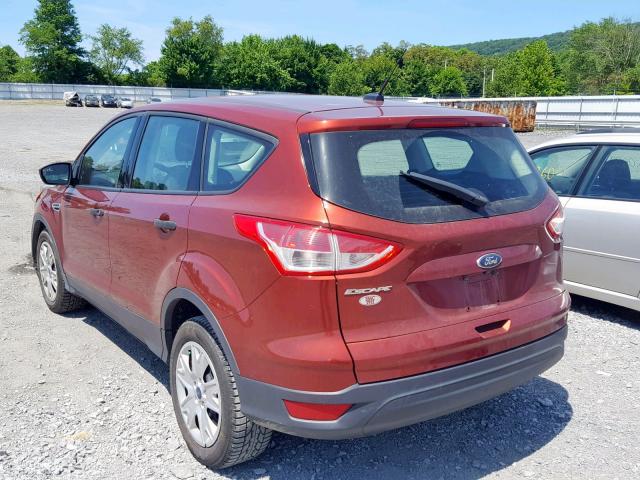 1FMCU0F70GUA02836 - 2016 FORD ESCAPE S BURGUNDY photo 3