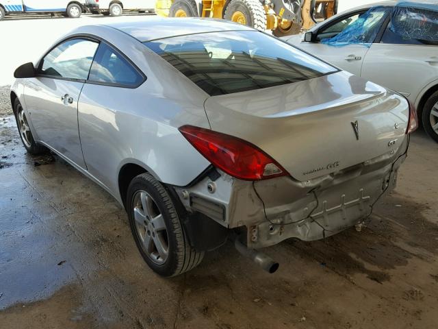 1G2ZH18N774132587 - 2007 PONTIAC G6 GT SILVER photo 3