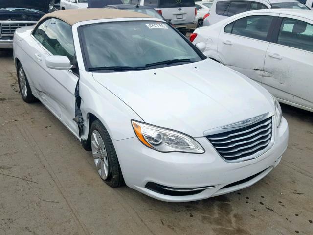 1C3BCBEB1DN511445 - 2013 CHRYSLER 200 TOURIN WHITE photo 1