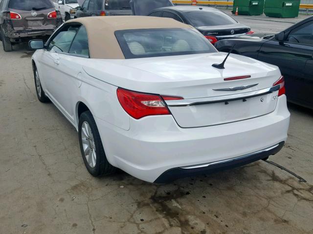 1C3BCBEB1DN511445 - 2013 CHRYSLER 200 TOURIN WHITE photo 3