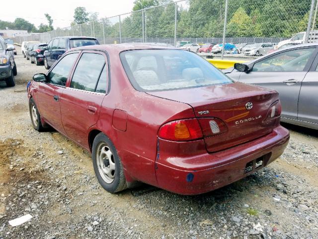 2T1BR12E6XC164575 - 1999 TOYOTA COROLLA VE RED photo 3