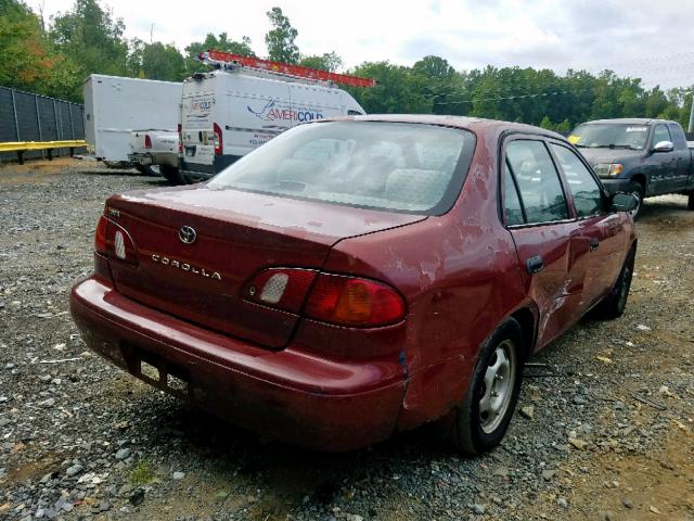 2T1BR12E6XC164575 - 1999 TOYOTA COROLLA VE RED photo 4
