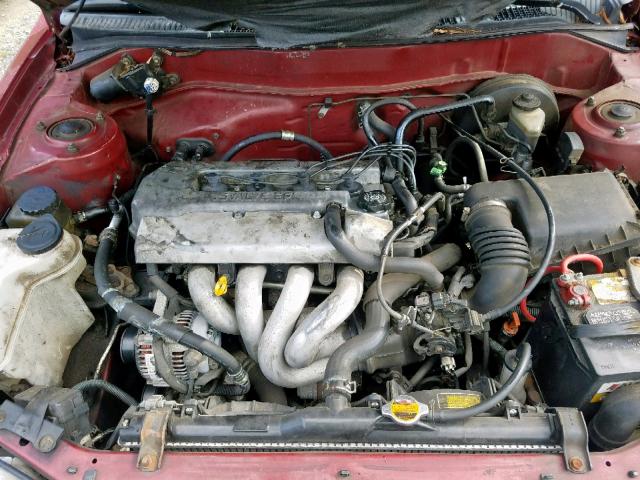 2T1BR12E6XC164575 - 1999 TOYOTA COROLLA VE RED photo 7