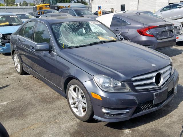 WDDGF4HB7DR294238 - 2013 MERCEDES-BENZ C 250 GRAY photo 1