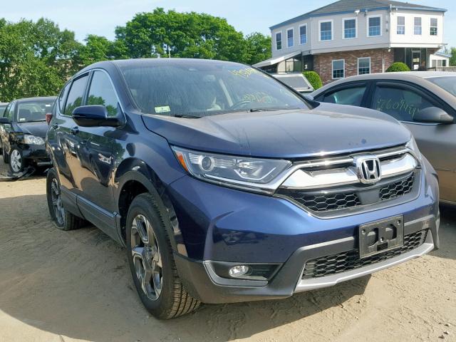 5J6RW2H89HL029125 - 2017 HONDA CR-V EXL BLUE photo 2