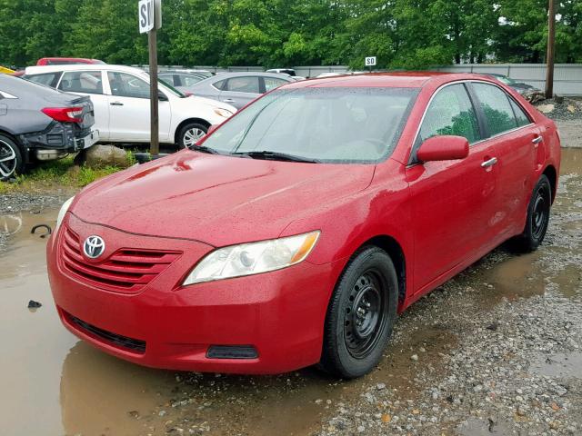 4T1BE46K67U069493 - 2007 TOYOTA CAMRY NEW RED photo 2