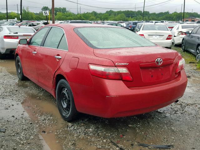 4T1BE46K67U069493 - 2007 TOYOTA CAMRY NEW RED photo 3