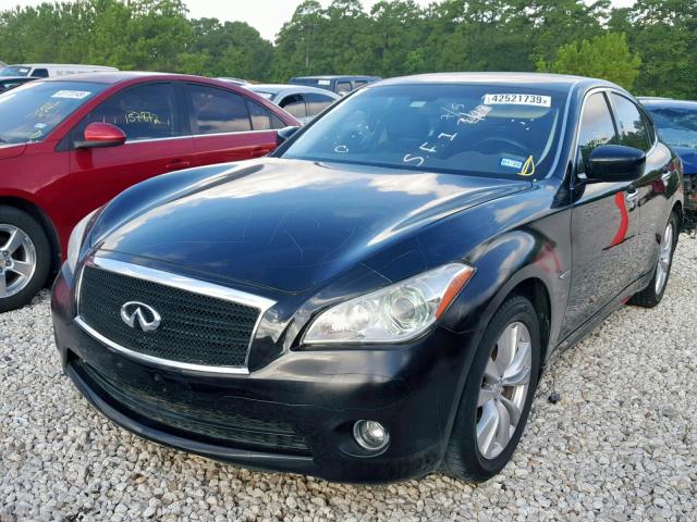 JN1BY1APXBM324820 - 2011 INFINITI M37 CHARCOAL photo 2