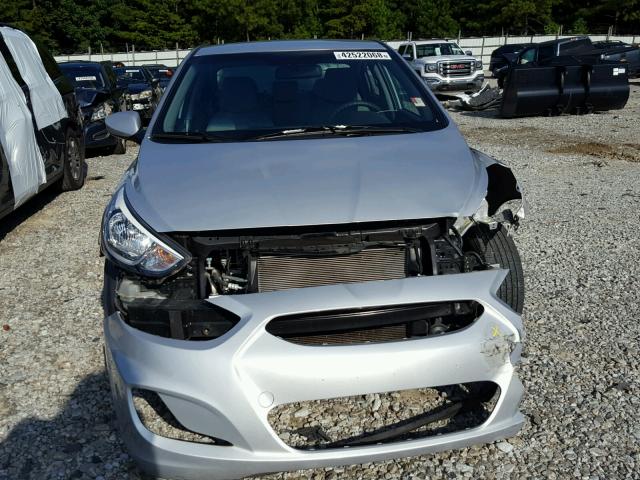 KMHCT4AE2GU968427 - 2016 HYUNDAI ACCENT SE SILVER photo 9