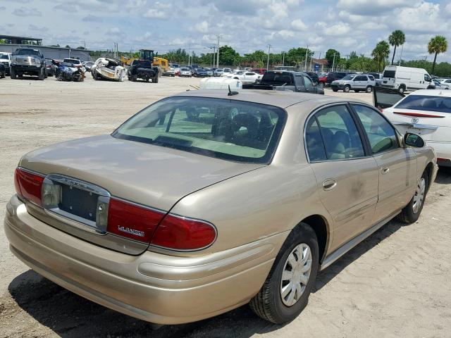 1G4HP52K35U185201 - 2005 BUICK LESABRE CU BEIGE photo 4