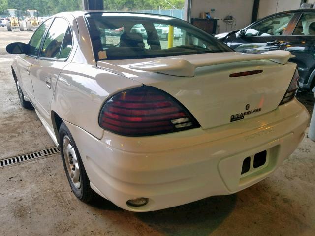 1G2NE52E85M125071 - 2005 PONTIAC GRAND AM S WHITE photo 3