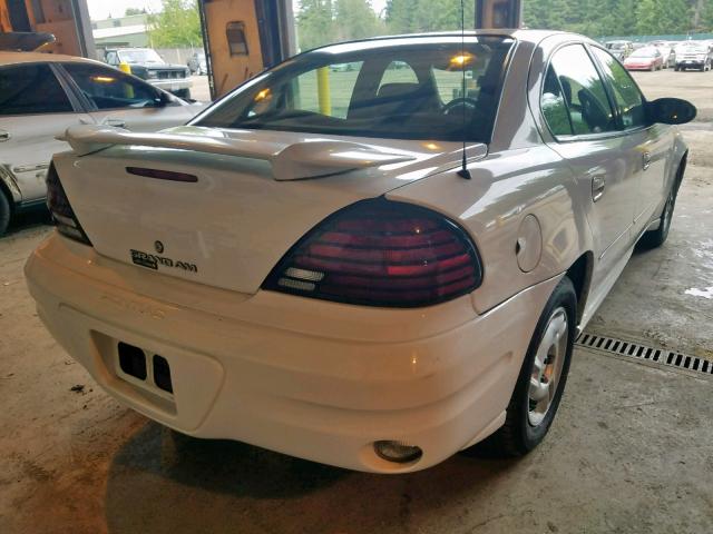 1G2NE52E85M125071 - 2005 PONTIAC GRAND AM S WHITE photo 4