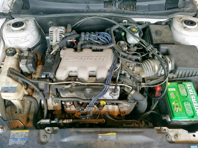 1G2NE52E85M125071 - 2005 PONTIAC GRAND AM S WHITE photo 7