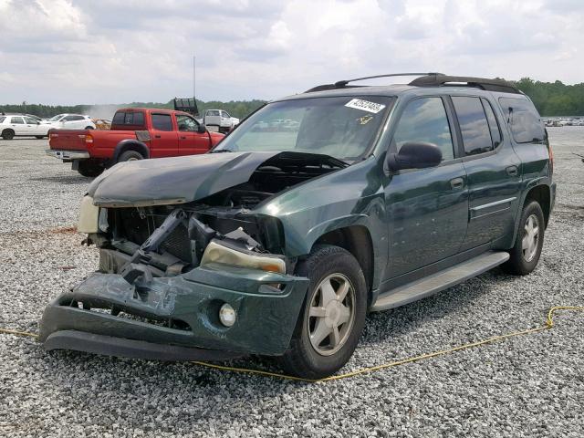 1GKET16S636120435 - 2003 GMC ENVOY XL GREEN photo 2