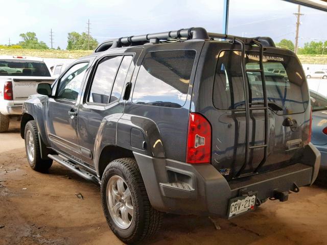 5N1AN0NW4DN819181 - 2013 NISSAN XTERRA X CHARCOAL photo 3