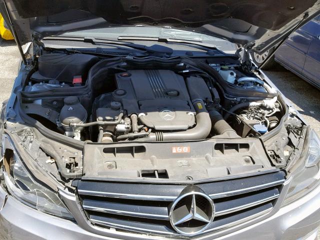 WDDGF4HB4EG212219 - 2014 MERCEDES-BENZ C 250 GRAY photo 7