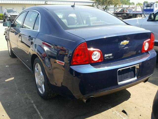 1G1ZJ57748F217282 - 2008 CHEVROLET MALIBU 2LT BLUE photo 3