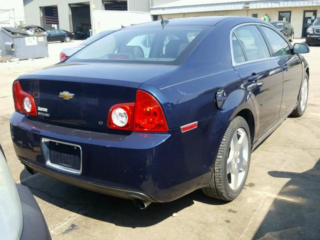 1G1ZJ57748F217282 - 2008 CHEVROLET MALIBU 2LT BLUE photo 4