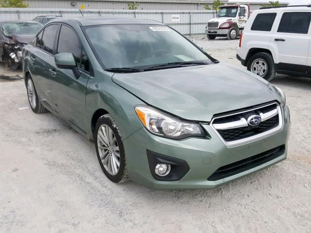 JF1GJAH68EH015970 - 2014 SUBARU IMPREZA LI GREEN photo 1