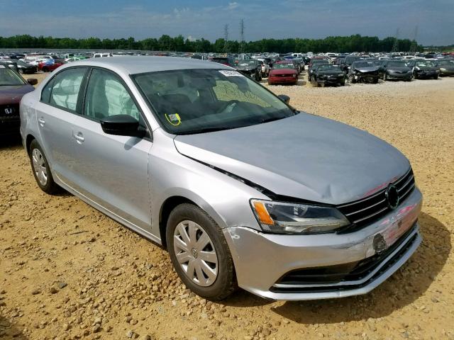 3VW2K7AJ2FM279876 - 2015 VOLKSWAGEN JETTA BASE SILVER photo 1