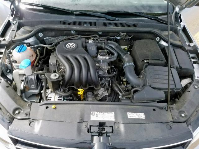 3VW2K7AJ2FM279876 - 2015 VOLKSWAGEN JETTA BASE SILVER photo 7