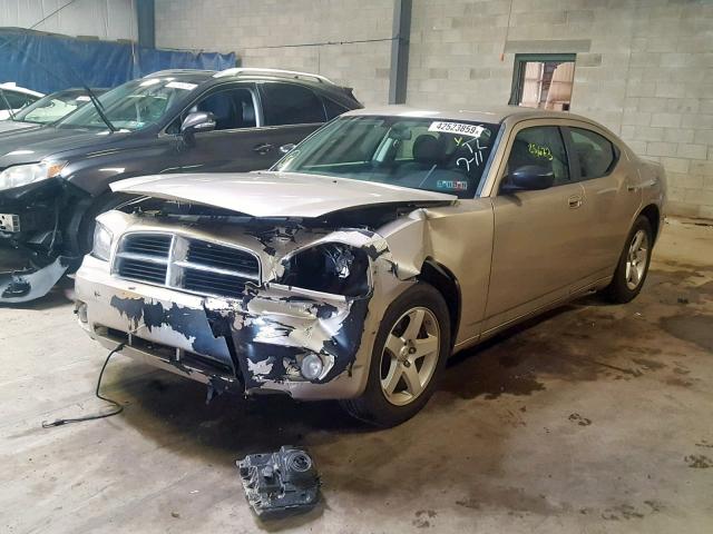 2B3KA33G78H329819 - 2008 DODGE CHARGER SX GOLD photo 2