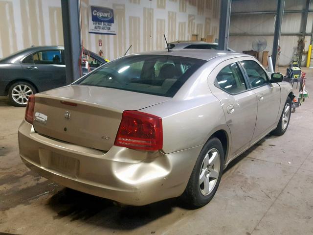 2B3KA33G78H329819 - 2008 DODGE CHARGER SX GOLD photo 4