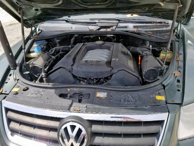 WVGMM77L36D016768 - 2006 VOLKSWAGEN TOUAREG 4. GREEN photo 7