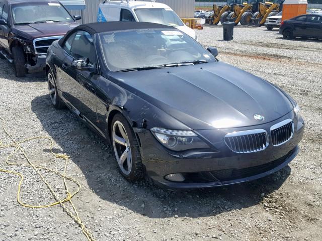 WBAEB5C5XAC226192 - 2010 BMW 650 I BLACK photo 1