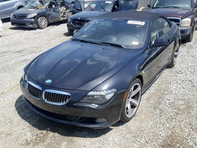 WBAEB5C5XAC226192 - 2010 BMW 650 I BLACK photo 2