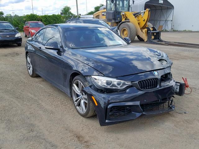 WBA3R5C57EF784668 - 2014 BMW 435 XI BLACK photo 1