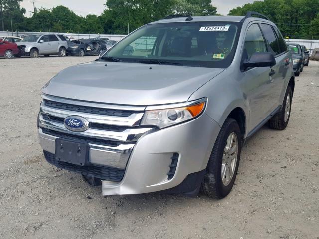 2FMDK3GC4CBA72623 - 2012 FORD EDGE SE SILVER photo 2