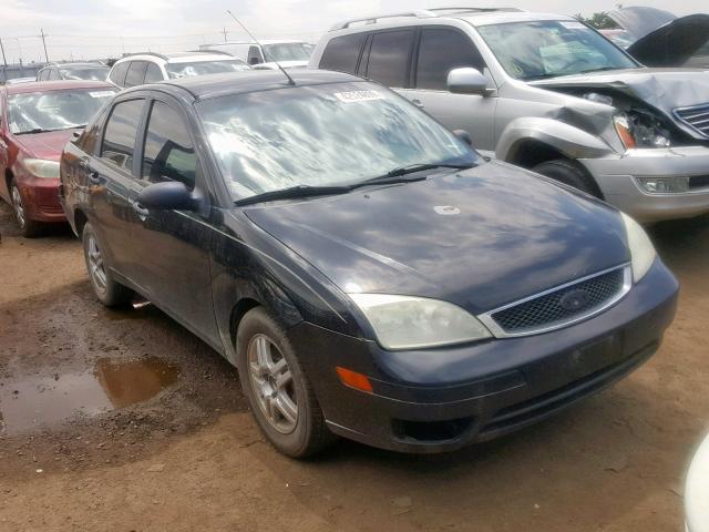 1FAFP34N87W247633 - 2007 FORD FOCUS ZX4 BLACK photo 1