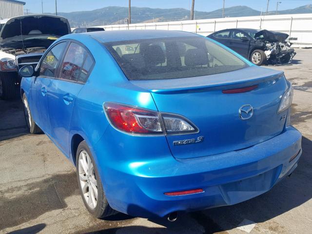 JM1BL1S55A1290326 - 2010 MAZDA 3 S BLUE photo 3