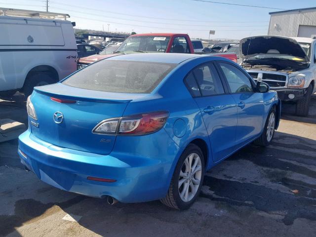 JM1BL1S55A1290326 - 2010 MAZDA 3 S BLUE photo 4