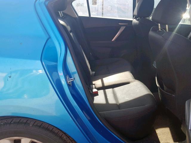 JM1BL1S55A1290326 - 2010 MAZDA 3 S BLUE photo 6